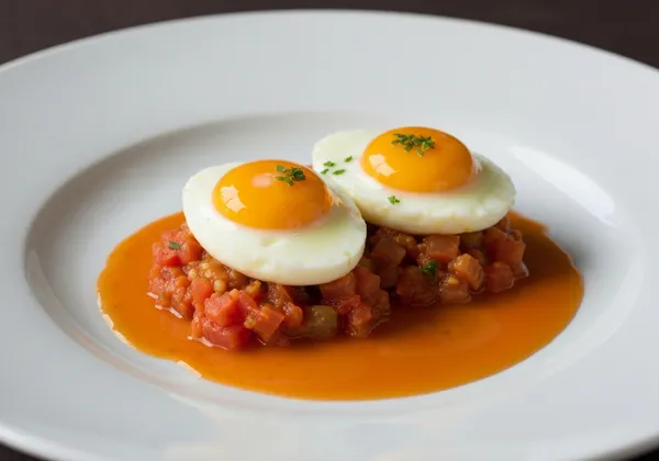 Revuelto de Huevos con Espinacas y Tomate