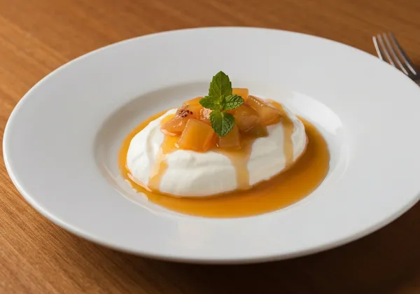 Yogur Natural con Fruta y Almendras