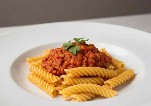Pasta Integral con Salsa Boloñesa Ligera