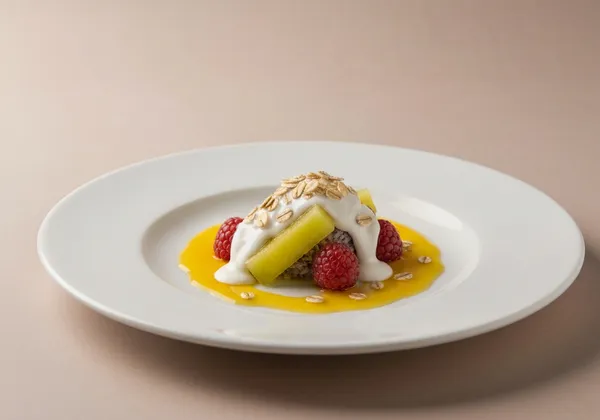 Tazón de Fruta Fresca con Yogur y Muesli