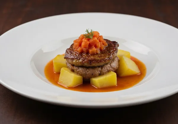 Cerdo al Horno con Patatas y Pimientos