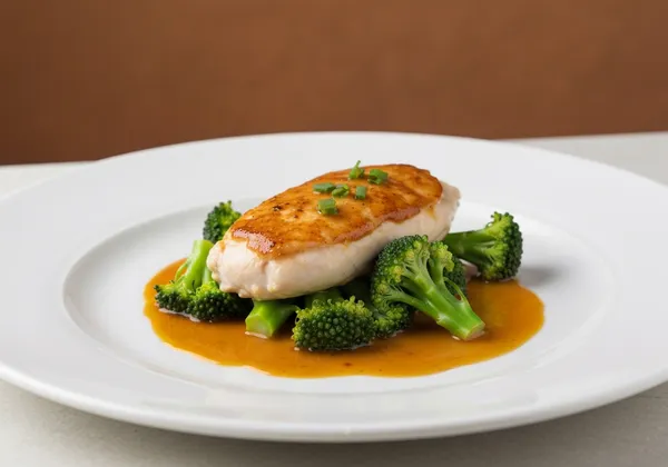 Pechuga de Pollo a la Plancha con Brócoli