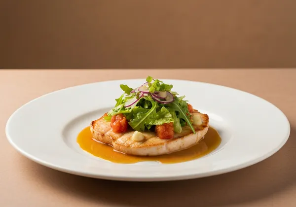 Pechuga de Pollo a la Plancha con Ensalada Mixta