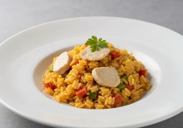 Arroz con Pollo y Verduras