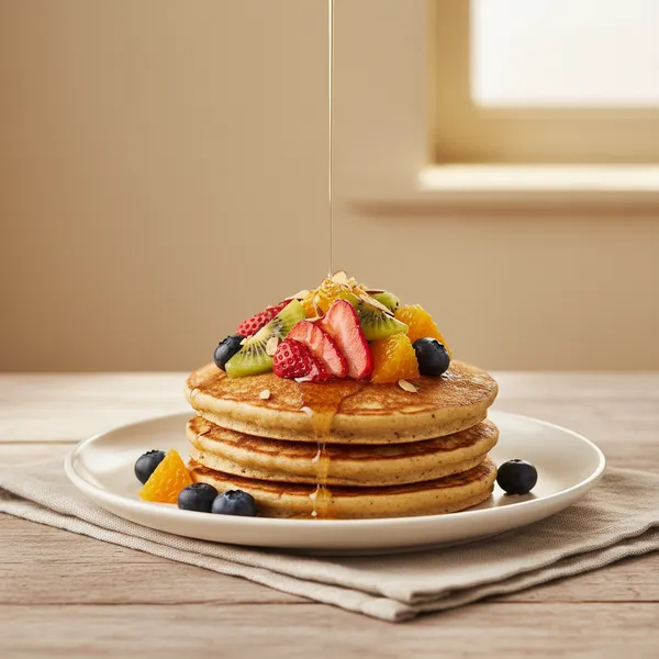 Tortitas de Avena con Fruta