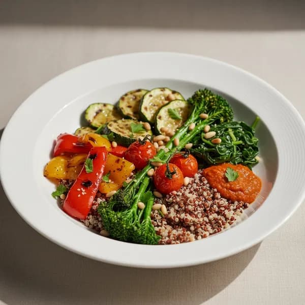 Buddha bowl de quinoa y verduras