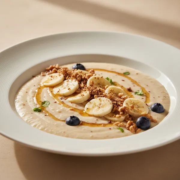 Batido de plátano y avena