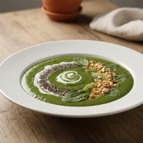 Smoothie verde de espinacas