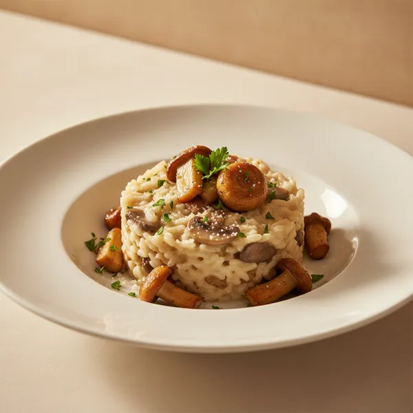 Risotto de champiñones