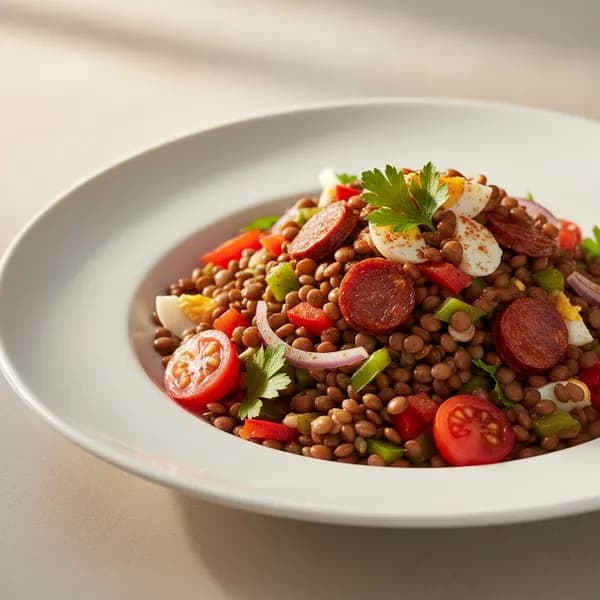 Ensalada de lentejas
