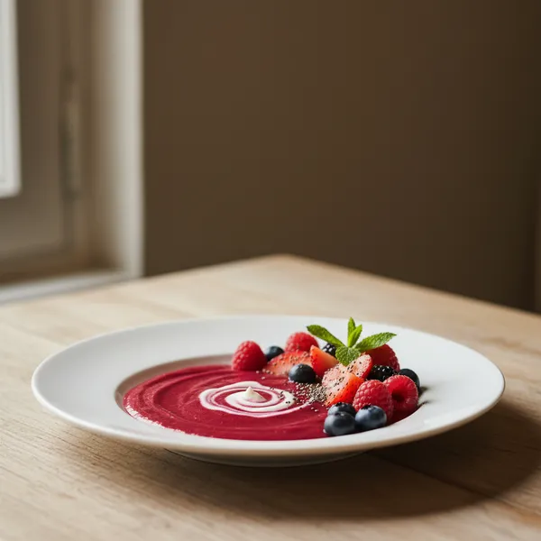 Smoothie de remolacha y frutos rojos