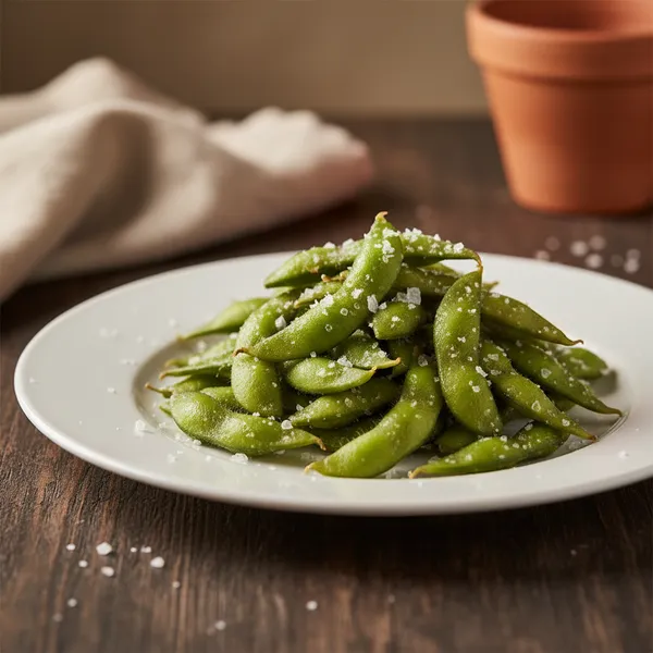 Edamame con sal marina