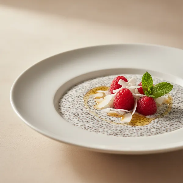 Pudding de chía con leche de coco