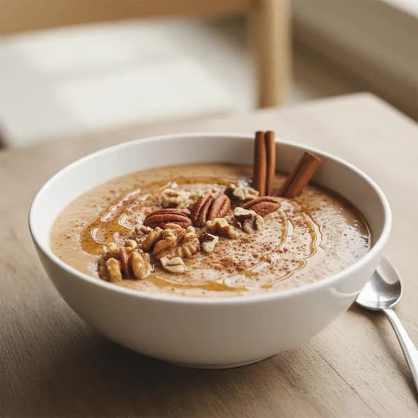 Batido de canela y nueces