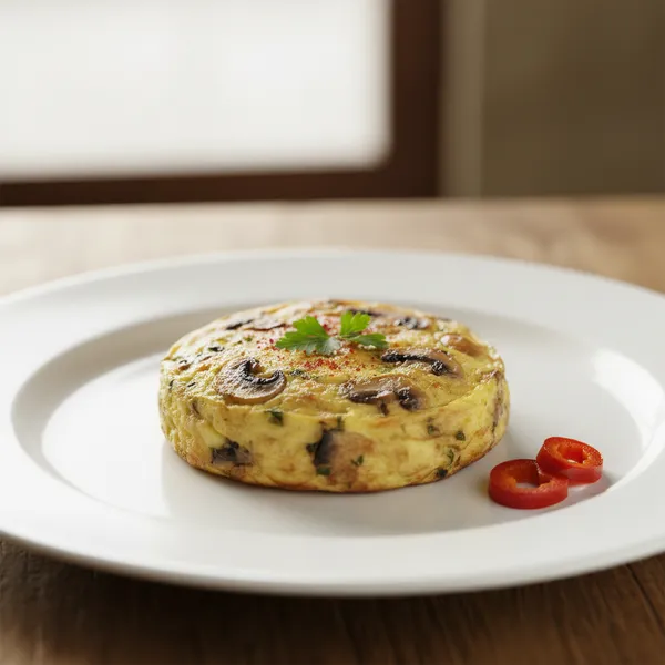 Mini tortilla de champiñones