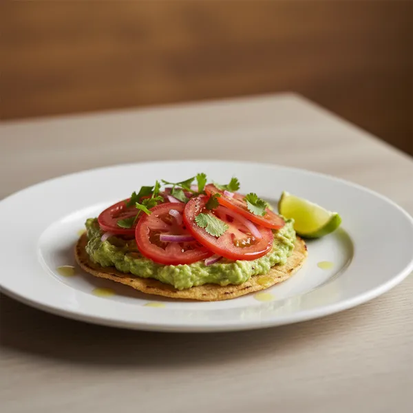 Tostada de aguacate con tomate