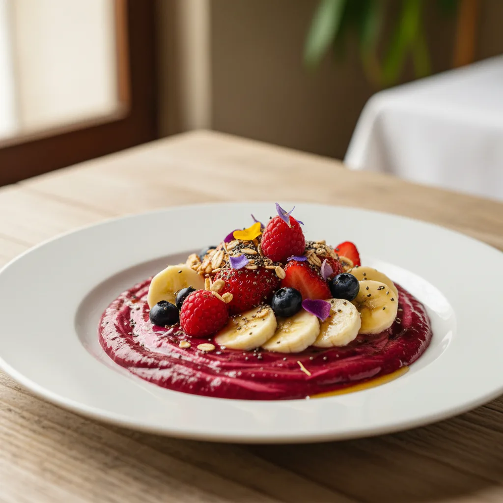 Smoothie Energético de Frutos Rojos y Plátano