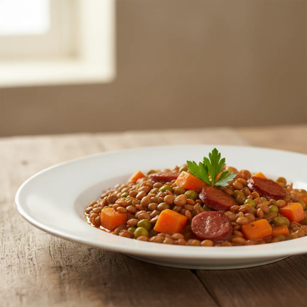 Lentejas Estofadas Ligeras