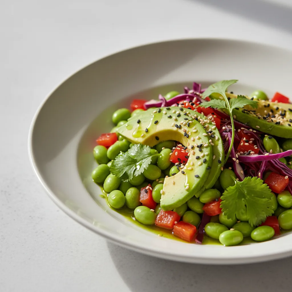 Bowl Energético de Edamame y Aguacate