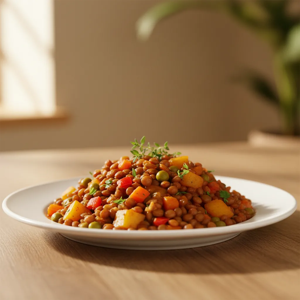 Lentejas Estofadas Ligeras con Verduras