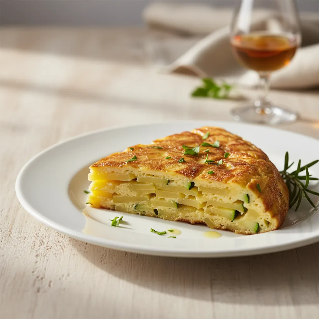 Tortilla de Patata y Calabacín